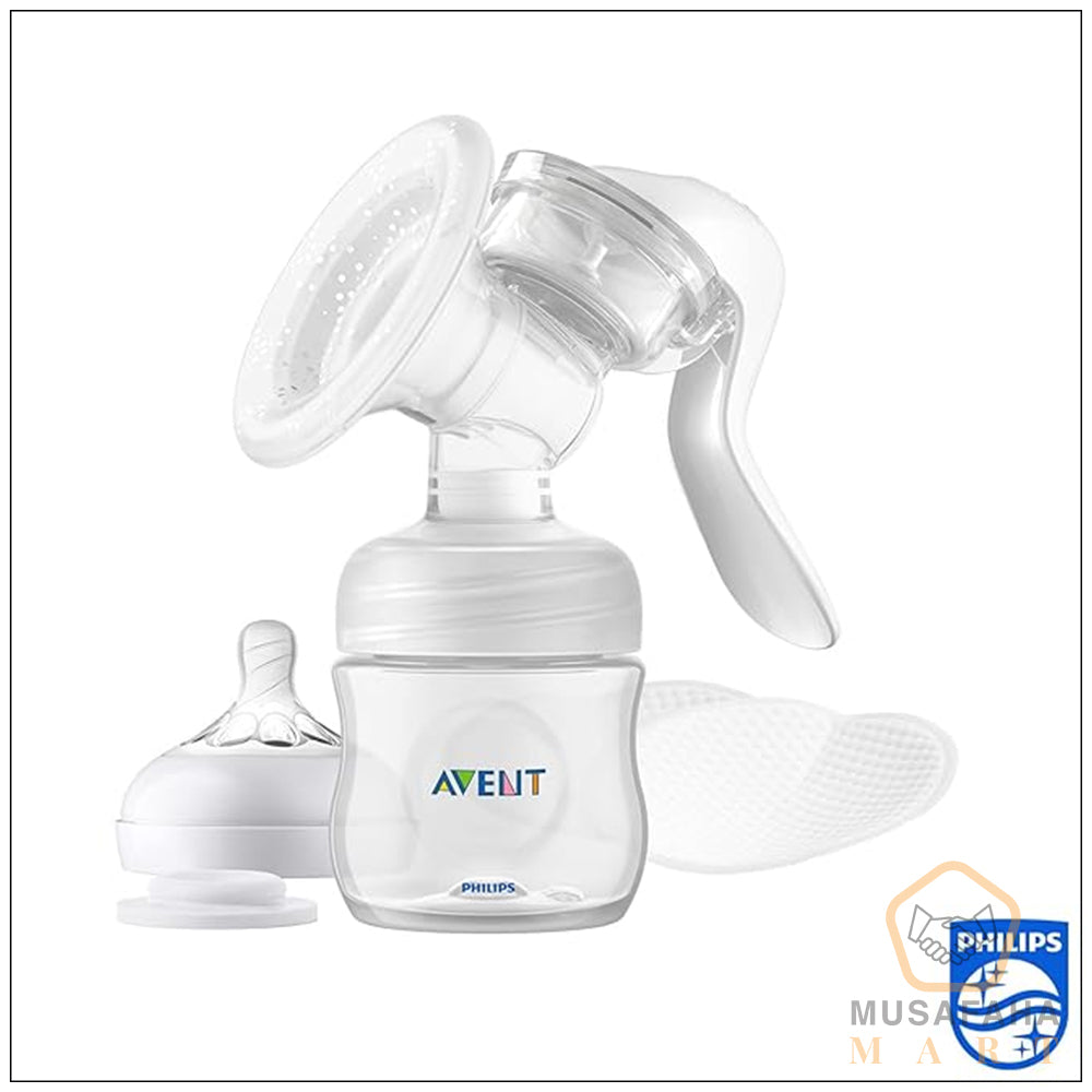 Philips Avent SCD417/20 manual breast pump with soft silicone cushion