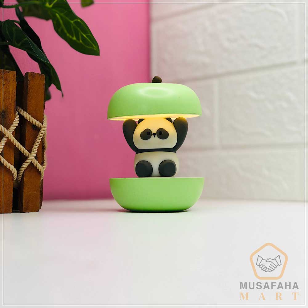 Premium Panda Apple LED Night Light L0296