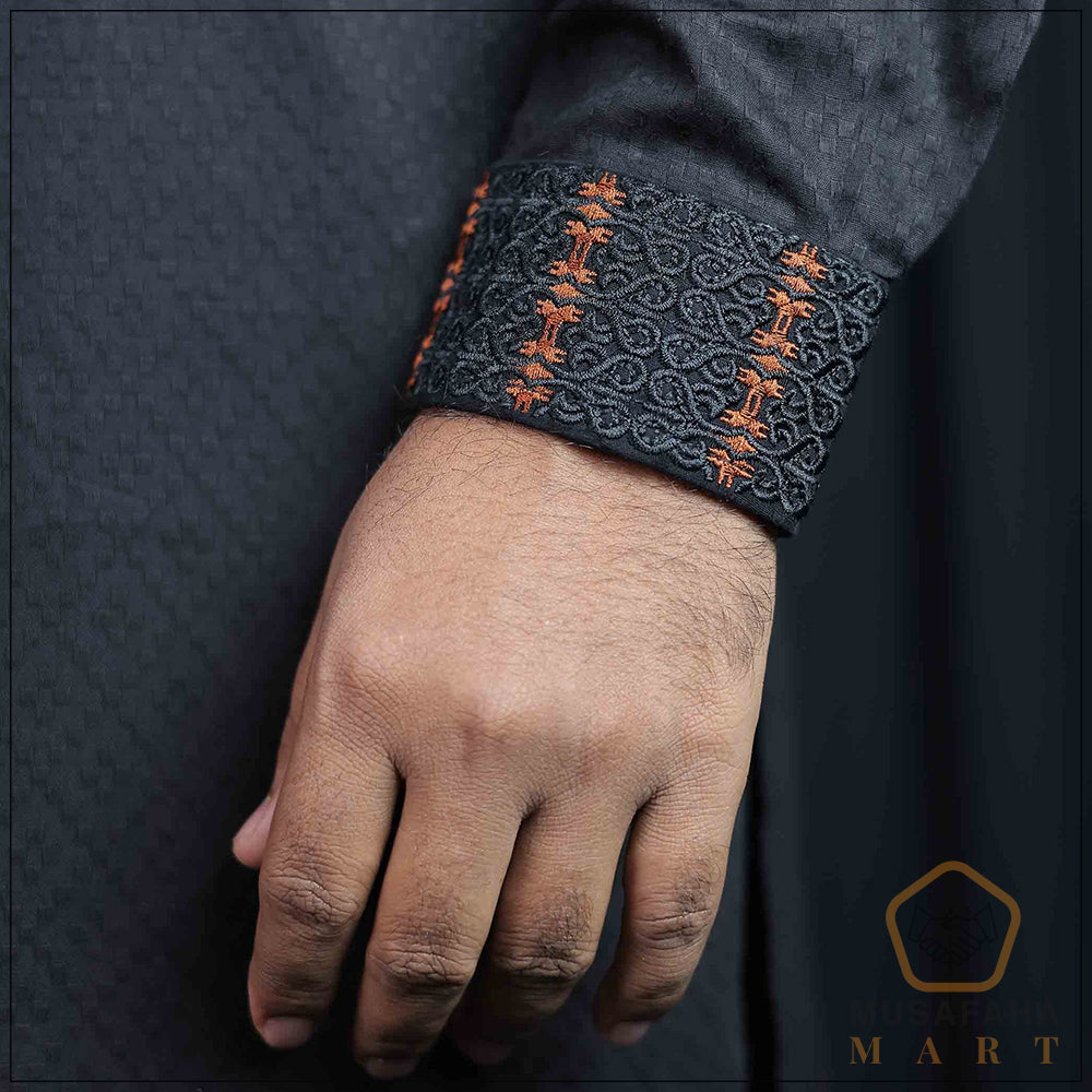 Dark Gray Color Panjabi Exclusive for Men
