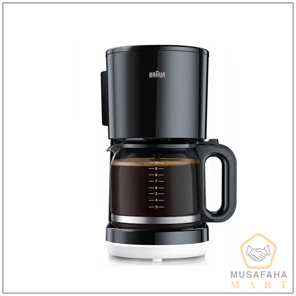 Braun KF1100 black filter coffee maker for home