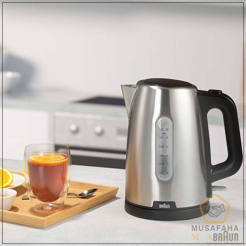 Braun WK1500 PurShine 2200 watt electric kettle for everyday hot water