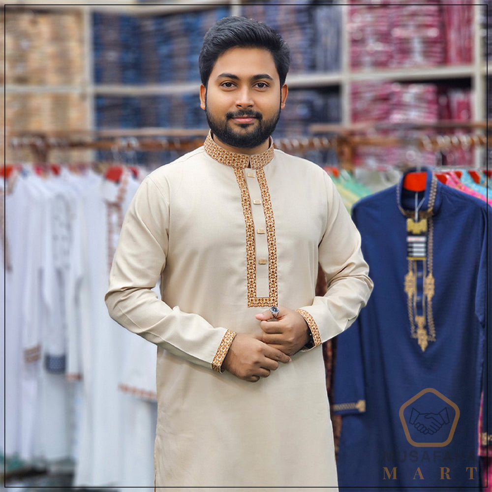 Cream Color Panjabi