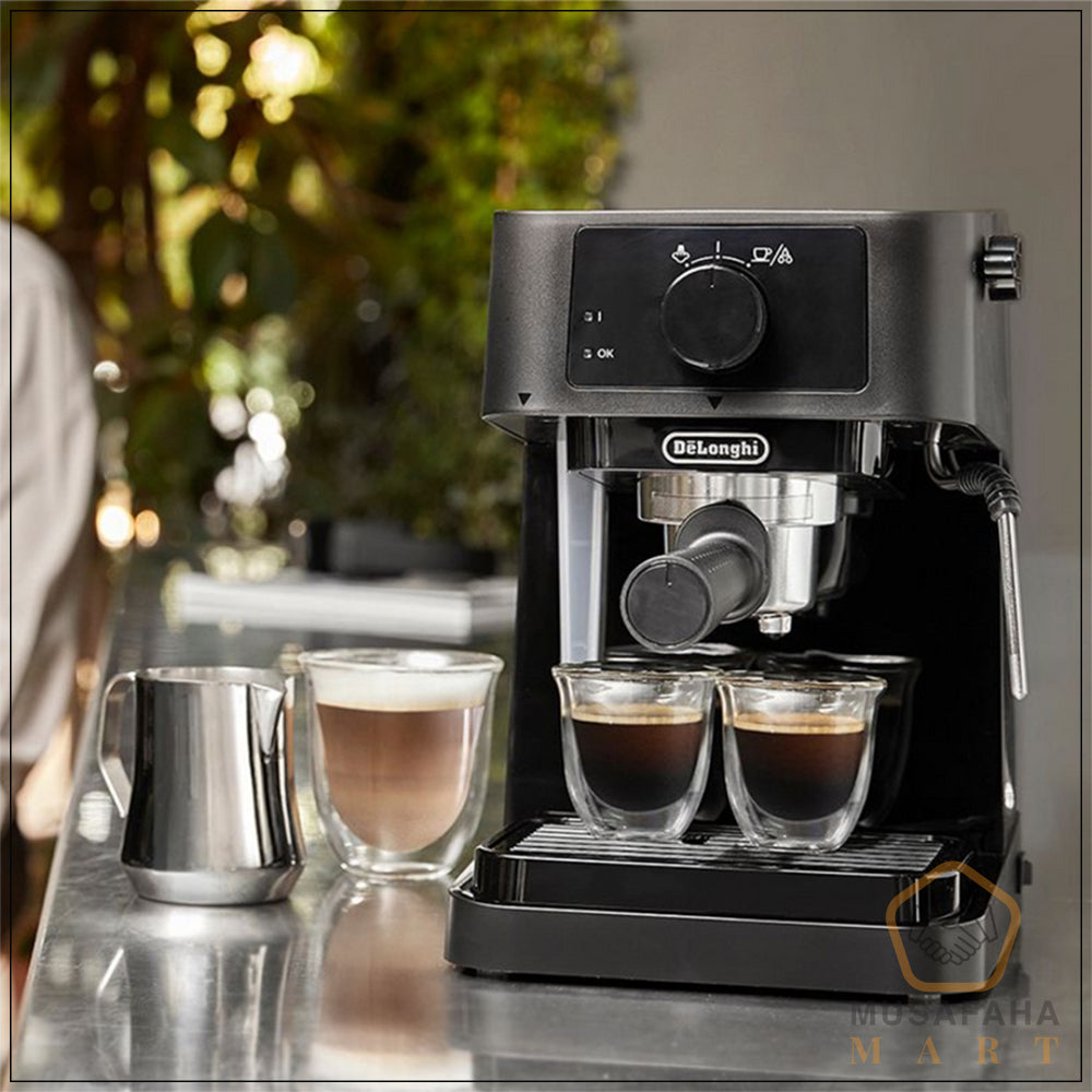 De’Longhi EC230.BK cappuccino system for espresso and milk frothing