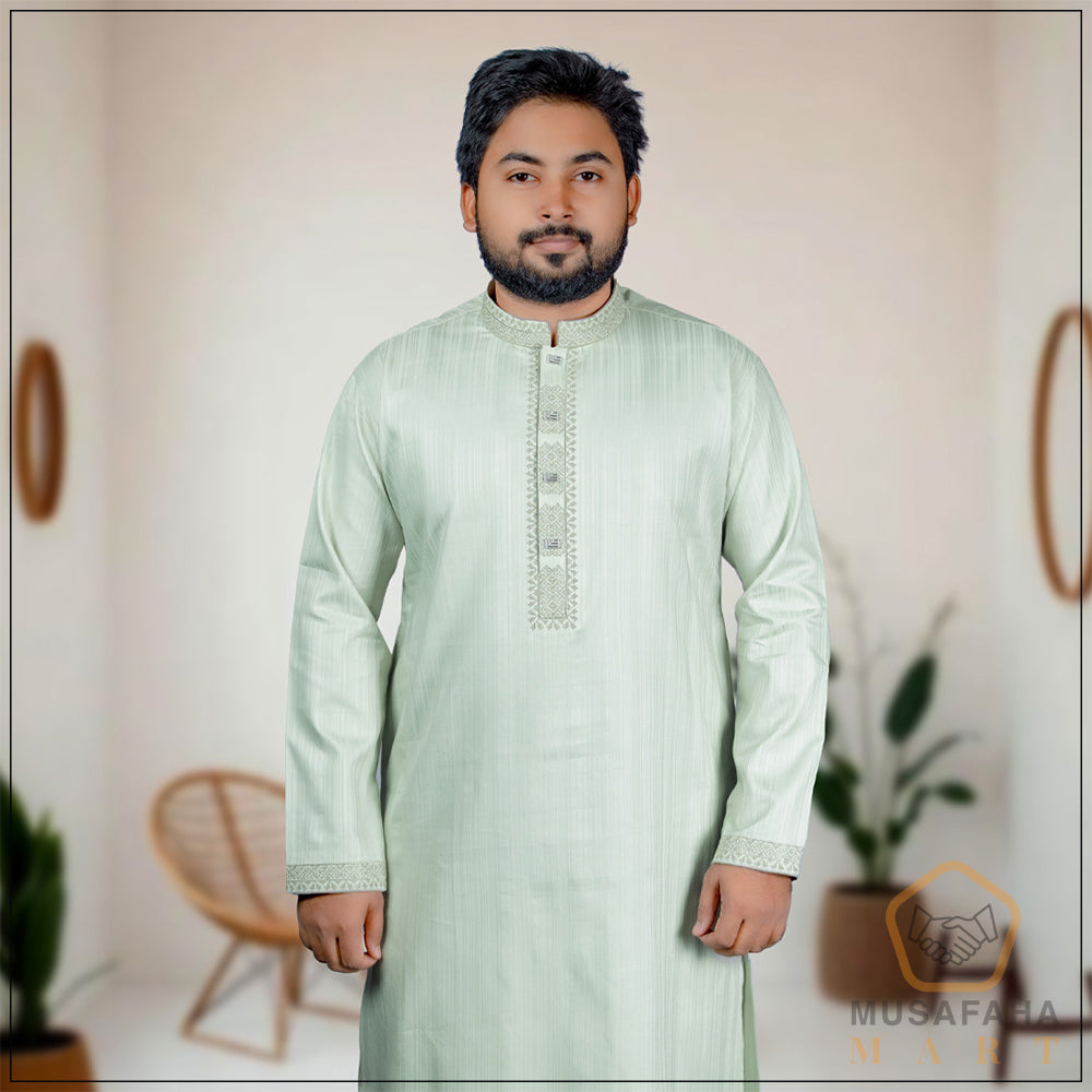Mint Green Color Panjabi