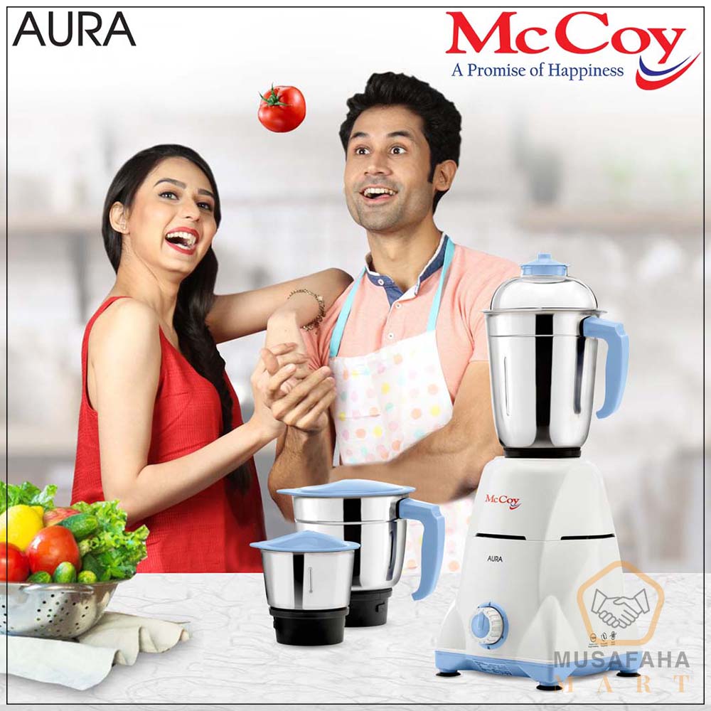 McCoy Aura 750W 3 Jars Mixer Grinder
