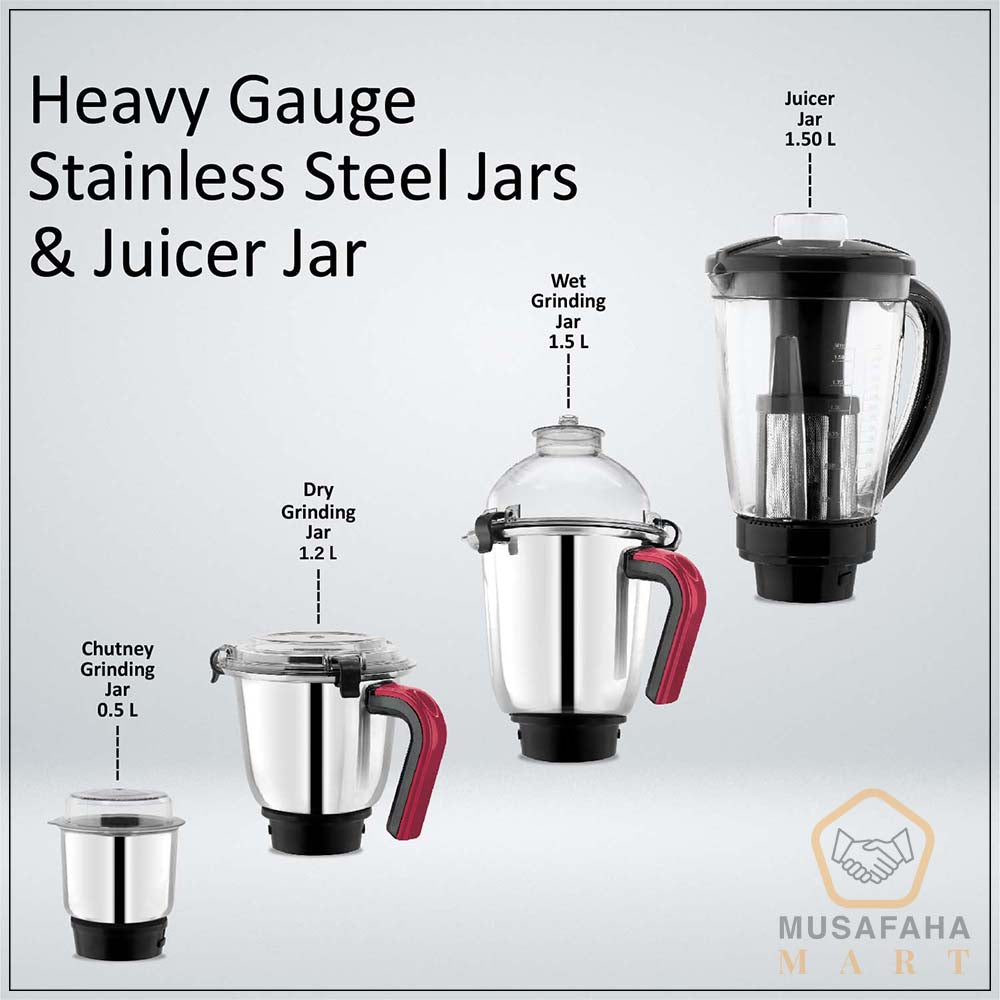 McCoy Toofan Mixer Grinder 1200W 4 Jars