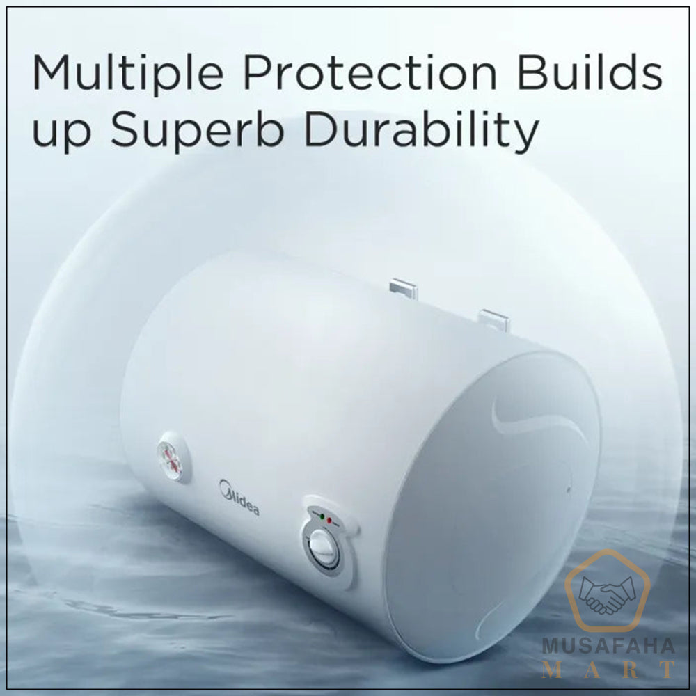 Midea 50 liter geyser white body product image
