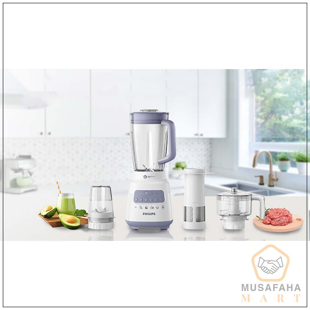 Philips HR222300 Blender 5000 Series – 700W Powerful Blender with Pro-Blend Crush Technology