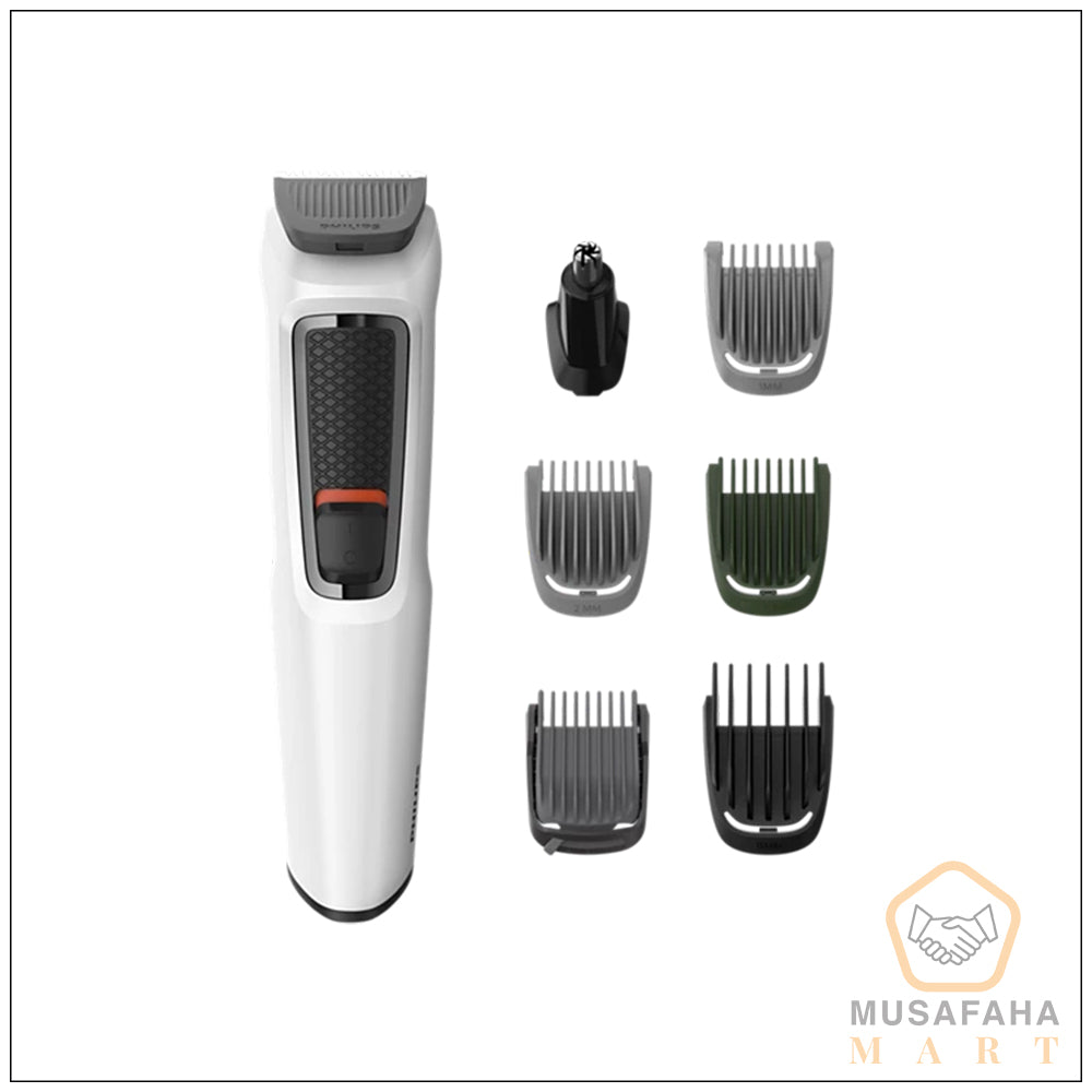 Philips MG3721/65 Multigroom 7-in-1 Face, Hair & Body Trimmer – Series 3000 for Men
