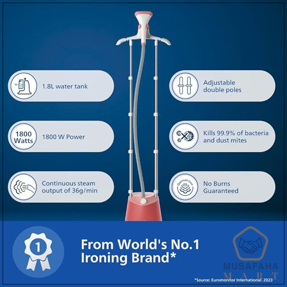 PHILIPS 1000 Series Garment steamer STE1020 || 1800W || 1.8L
