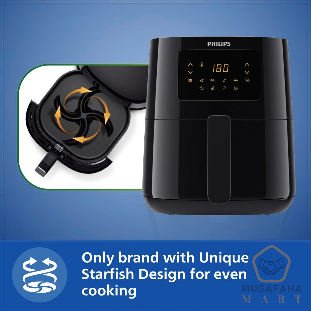 Philips 1400W Air Fryer HD9252 Black
