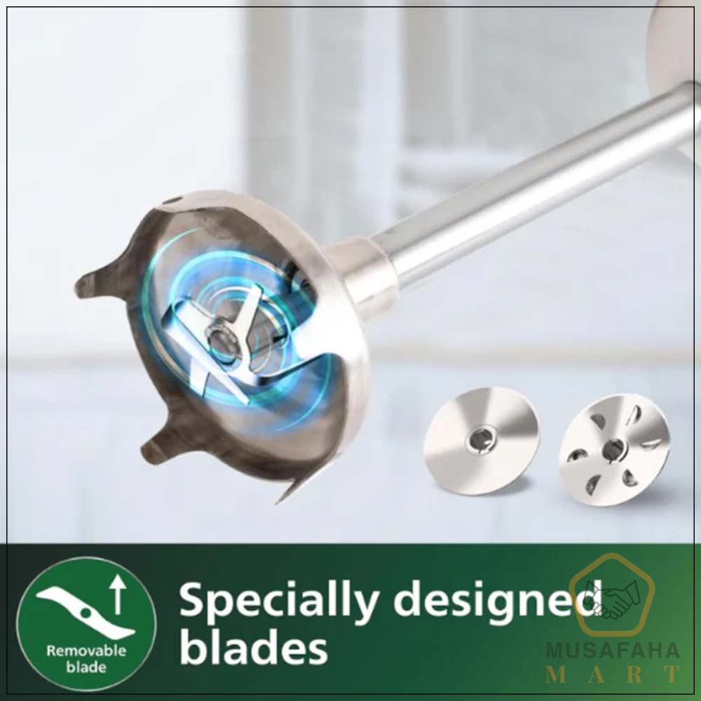 Philips HL1655/02 hand blender black body close-up