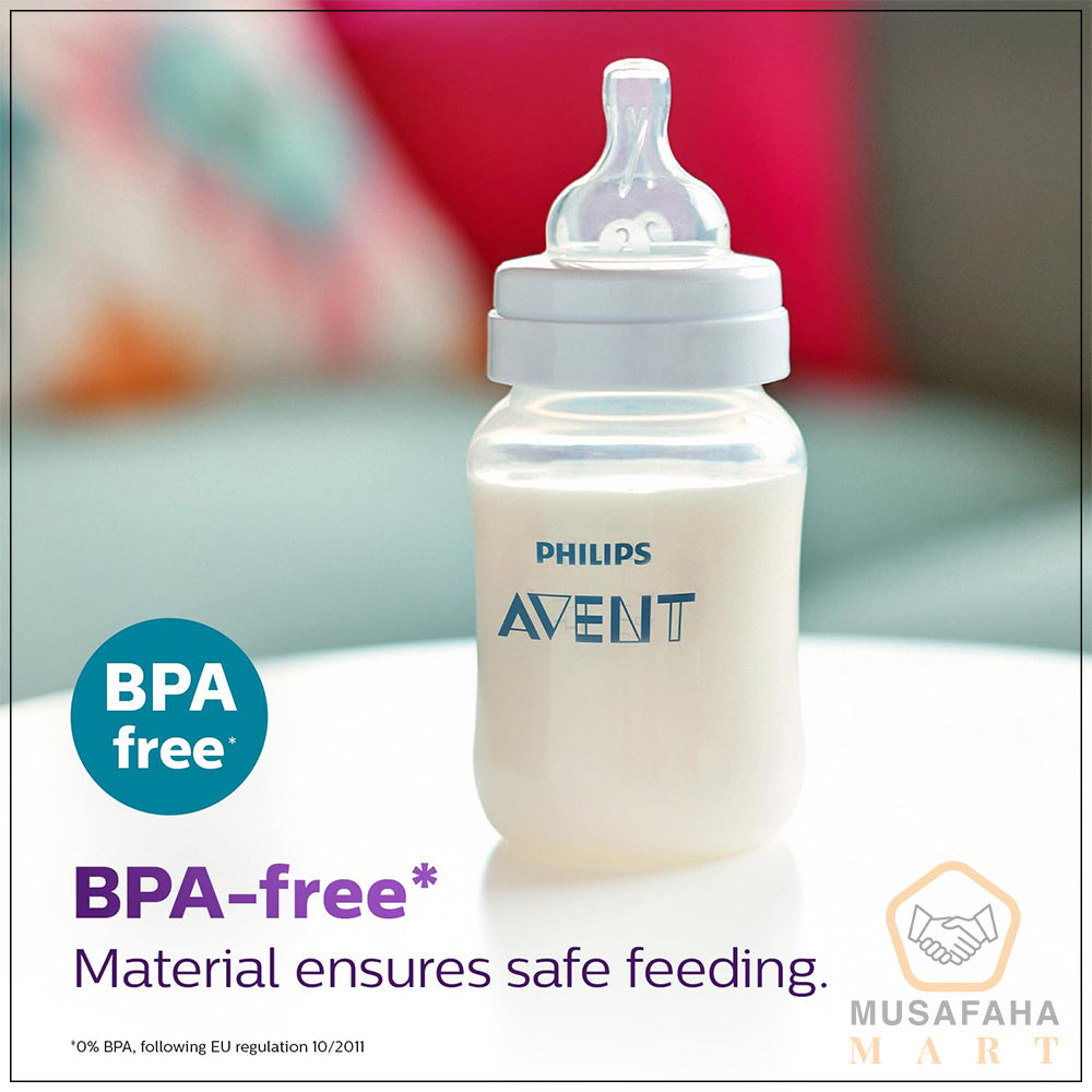 Philips Avent Anti- SCY100/10 Colic Plastic Baby Feeding Bottle |125ml - Pack of 1 | Anti - Colic |