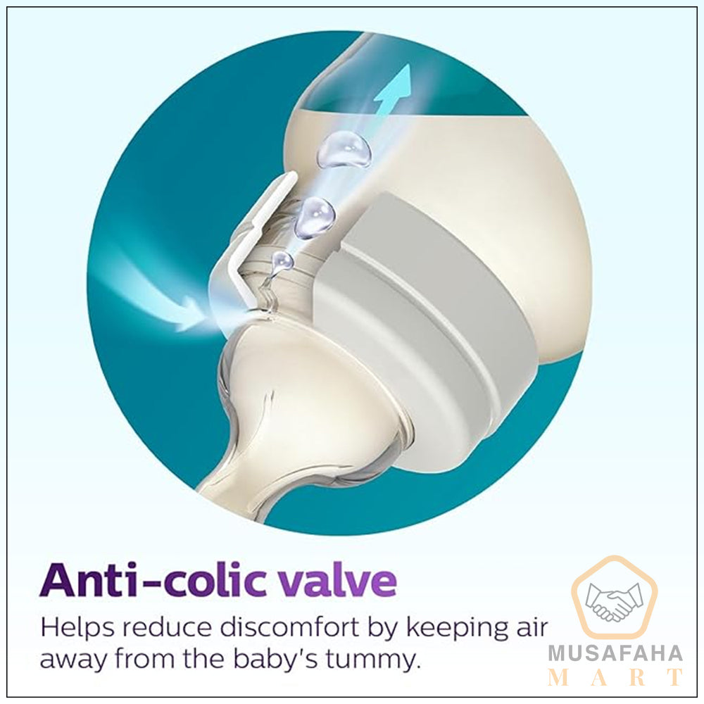 Philips Avent Anti- SCY100/10 Colic Plastic Baby Feeding Bottle |125ml - Pack of 1 | Anti - Colic |