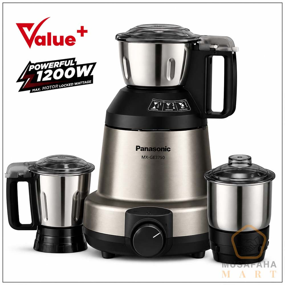 Panasonic MX-GE3750 Metallic Bronze Super Mixer Grinder 1200W