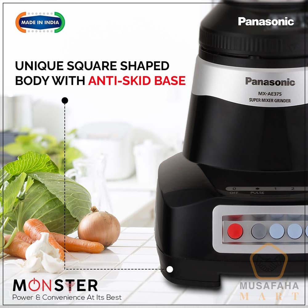 Panasonic Monster MX-AE375 Mixer Grinder & 2000W With 3 Jar