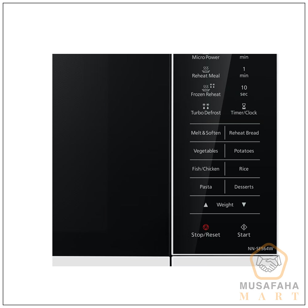 Panasonic NN-SF564W 27L microwave oven exterior design