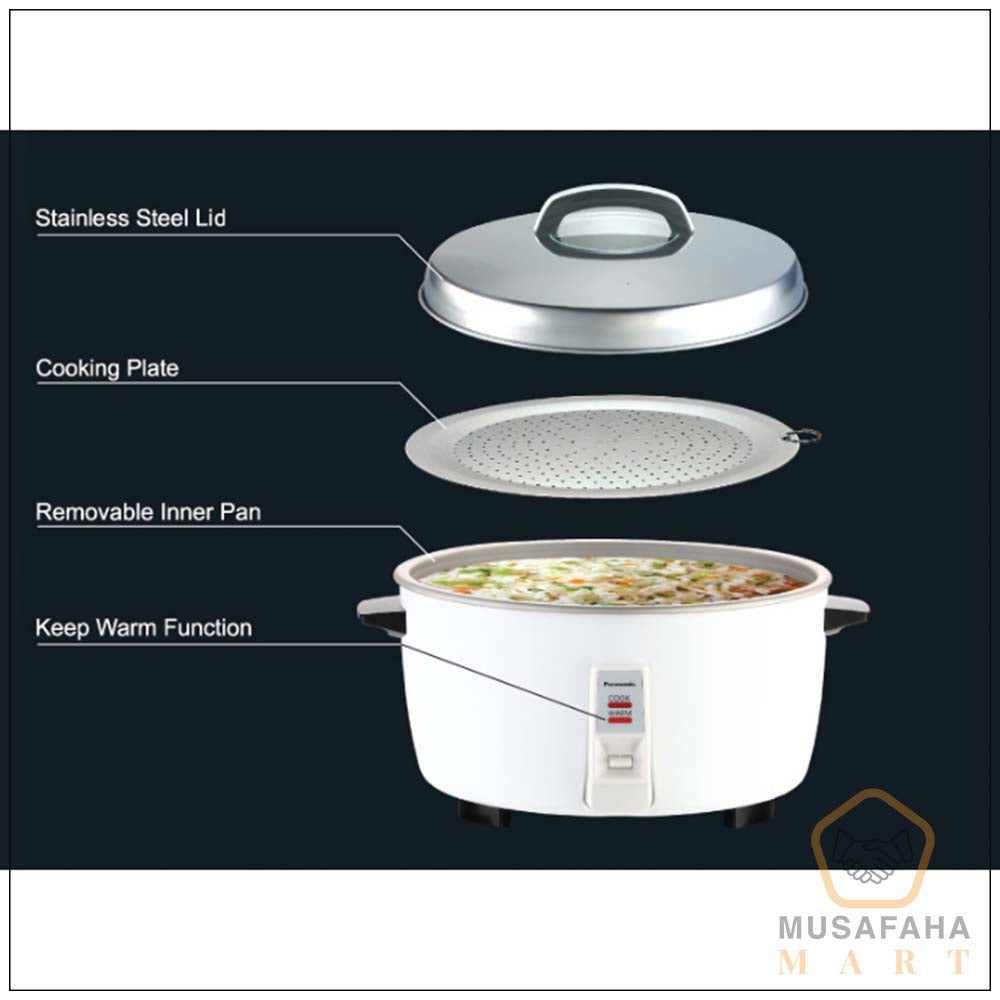 Panasonic SR-GA321 rice cooker with anodized aluminum inner pan