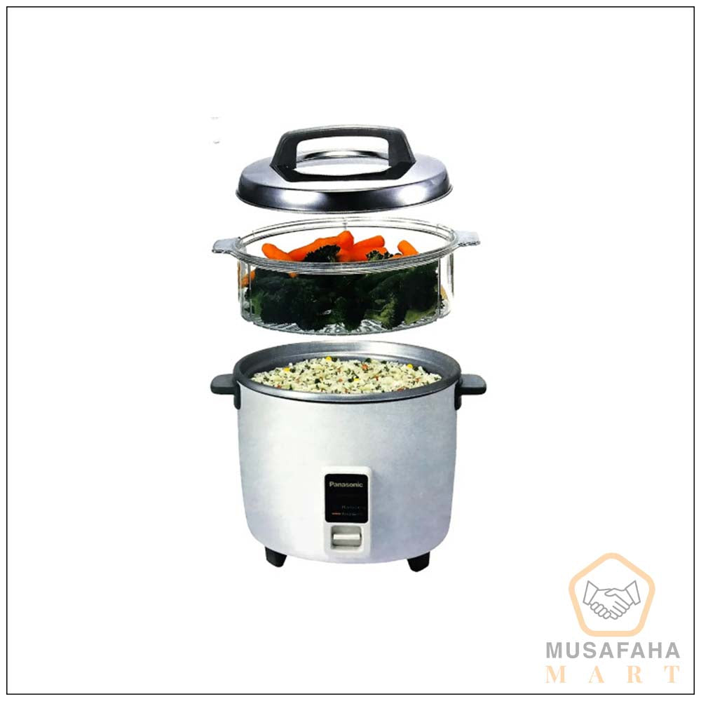 Panasonic 2.2 liter rice cooker with stainless steel lid