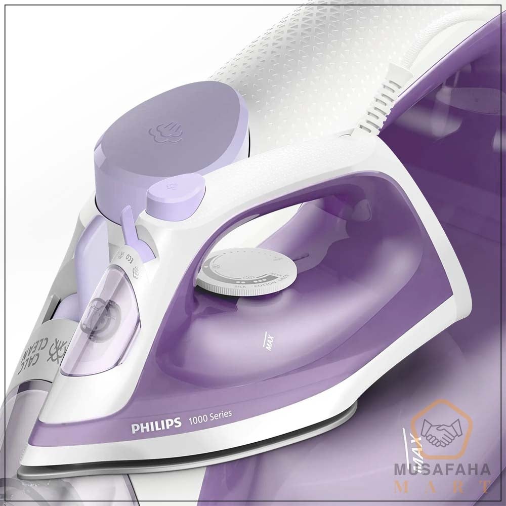Philips 1000 Series Steam Iron (DST1020/36) – 2000W Powerful Steam Performance