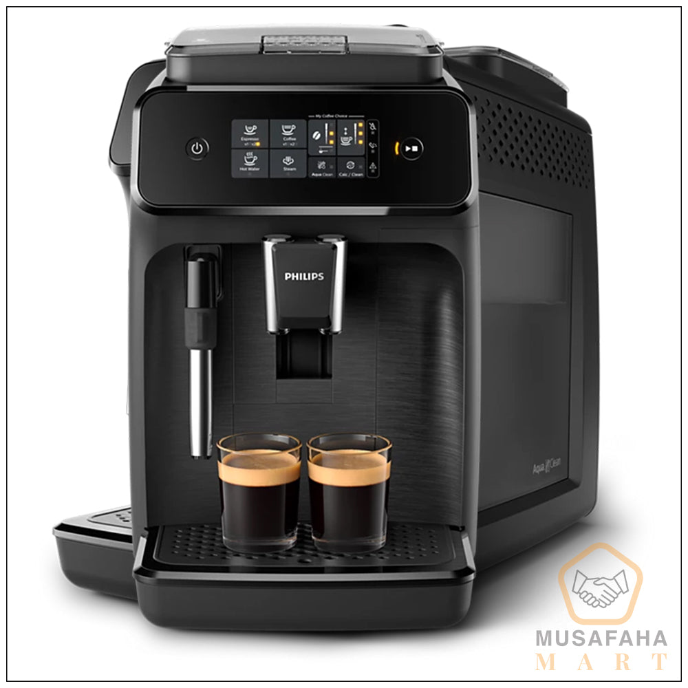 Philips EP1220/00 1200 Series fully automatic espresso machine.