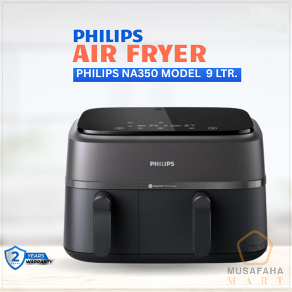 Philips 9L dual basket air fryer with touchscreen
