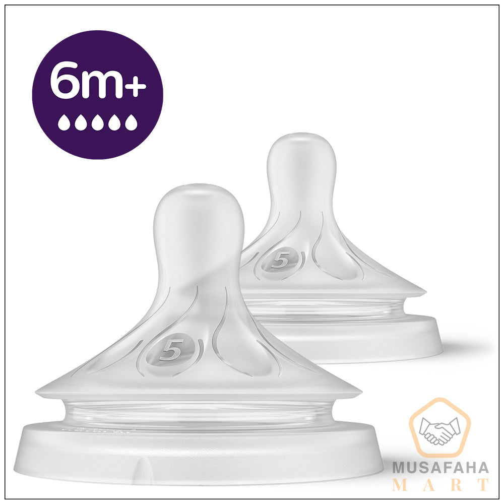 Philips Avent Natural Model - SCY965/02 | Response Teat 6m+ 2pcs Set
