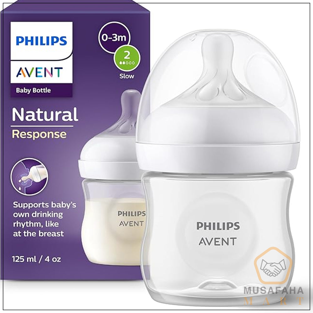 Philips Avent Natural Response Baby Feeding Bottle 125ml SCY900/01