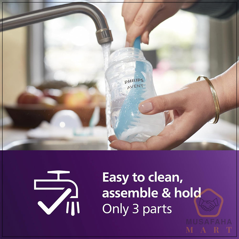 Philips Avent Natural Response Baby Feeding Bottle (0m+) 125ml (Model: SCY900/01)