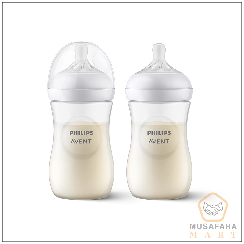 Philips Avent Natural Response Feeding Bottle 260ml 2 Pack SCY903/02