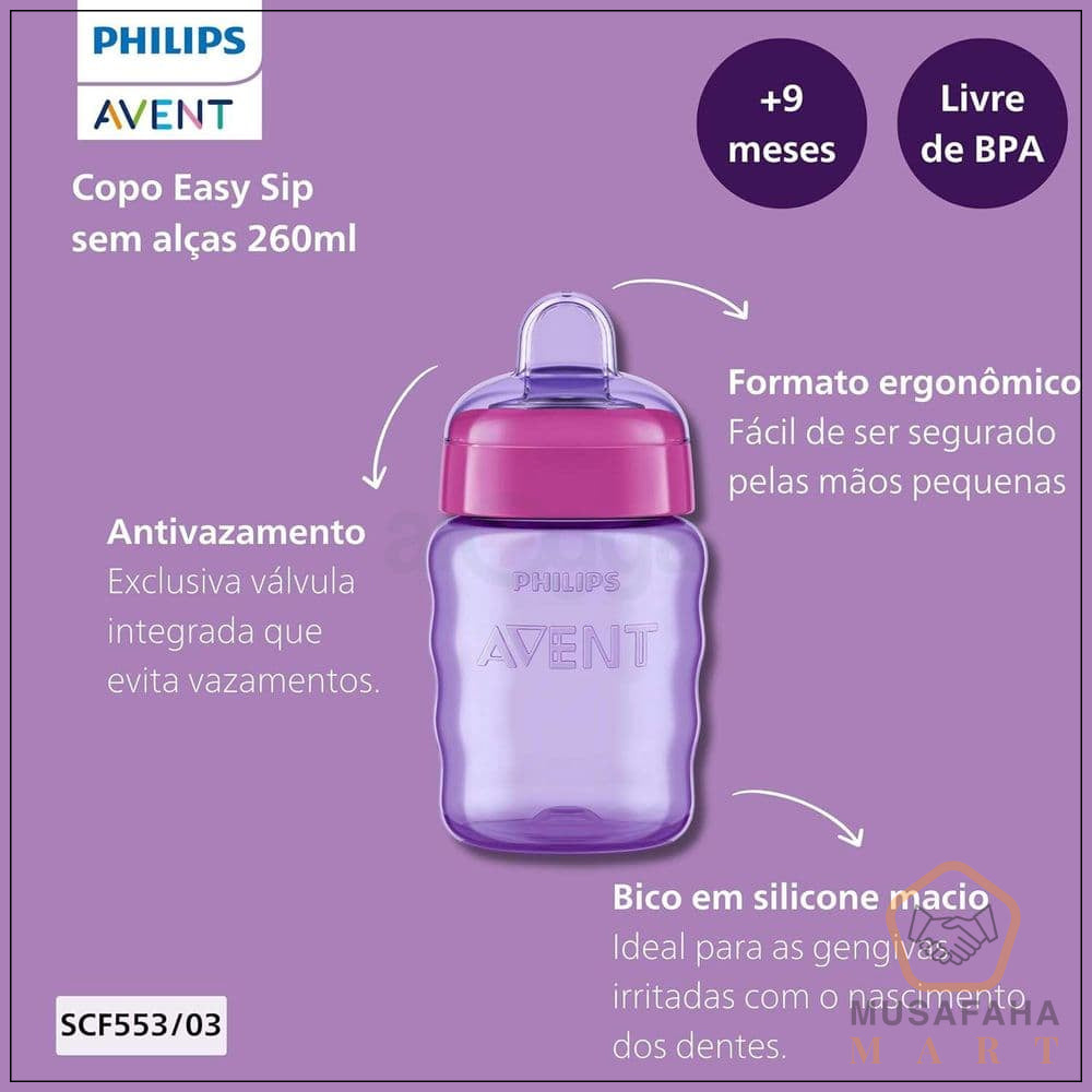 Philips Avent Spout Cup 260ml – Purple