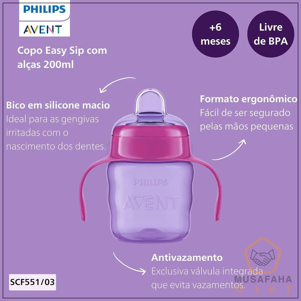Philips Avent Spout Cup 200ml - Purple