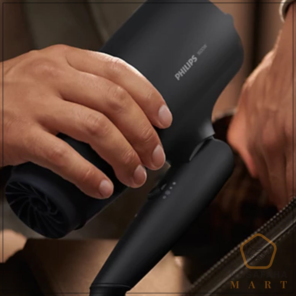 Philips BHD308 hair dryer with foldable handle