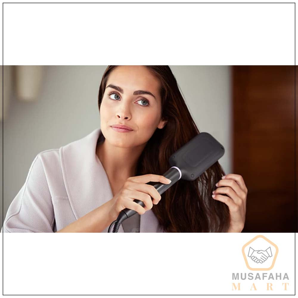 Philips BHH880 heated brush for smooth shiny hair