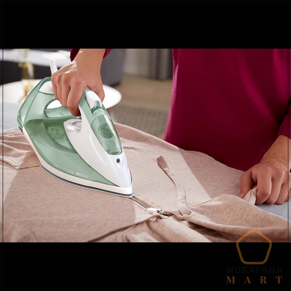 Philips 2600W 7000 Series steam iron with adjustable steam settings