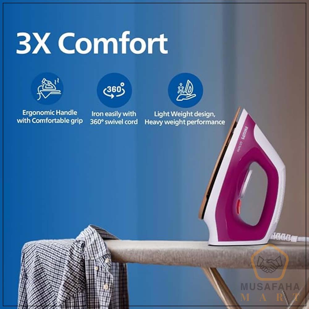 Philips DST0610/30 dry iron front view