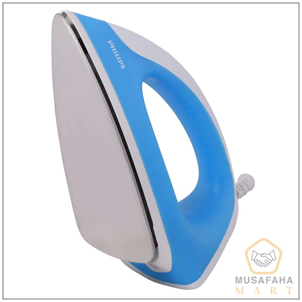Philips GC090 750W dry iron blue front view