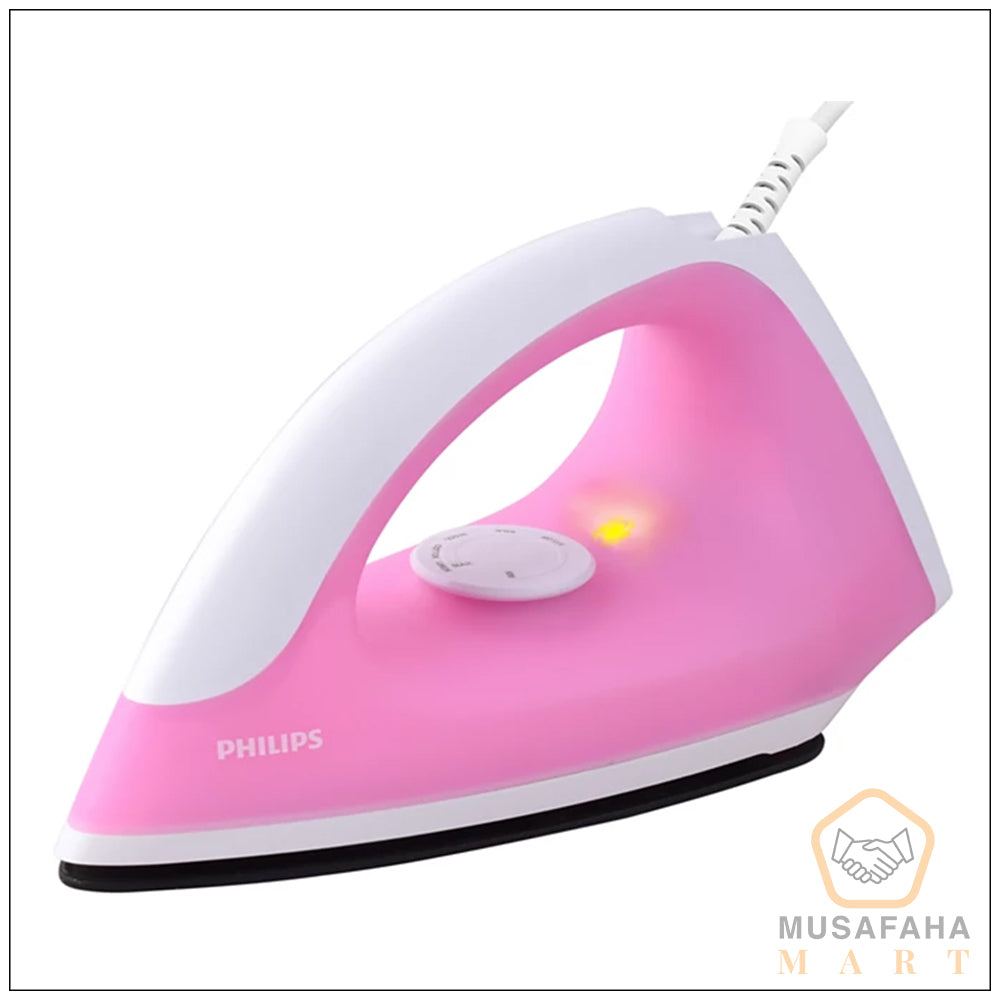 Philips Dry Iron GC091 750 Watts Pink Color Front View