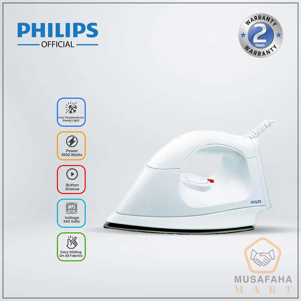 Philips Dry Iron HI113/28 1000W front view