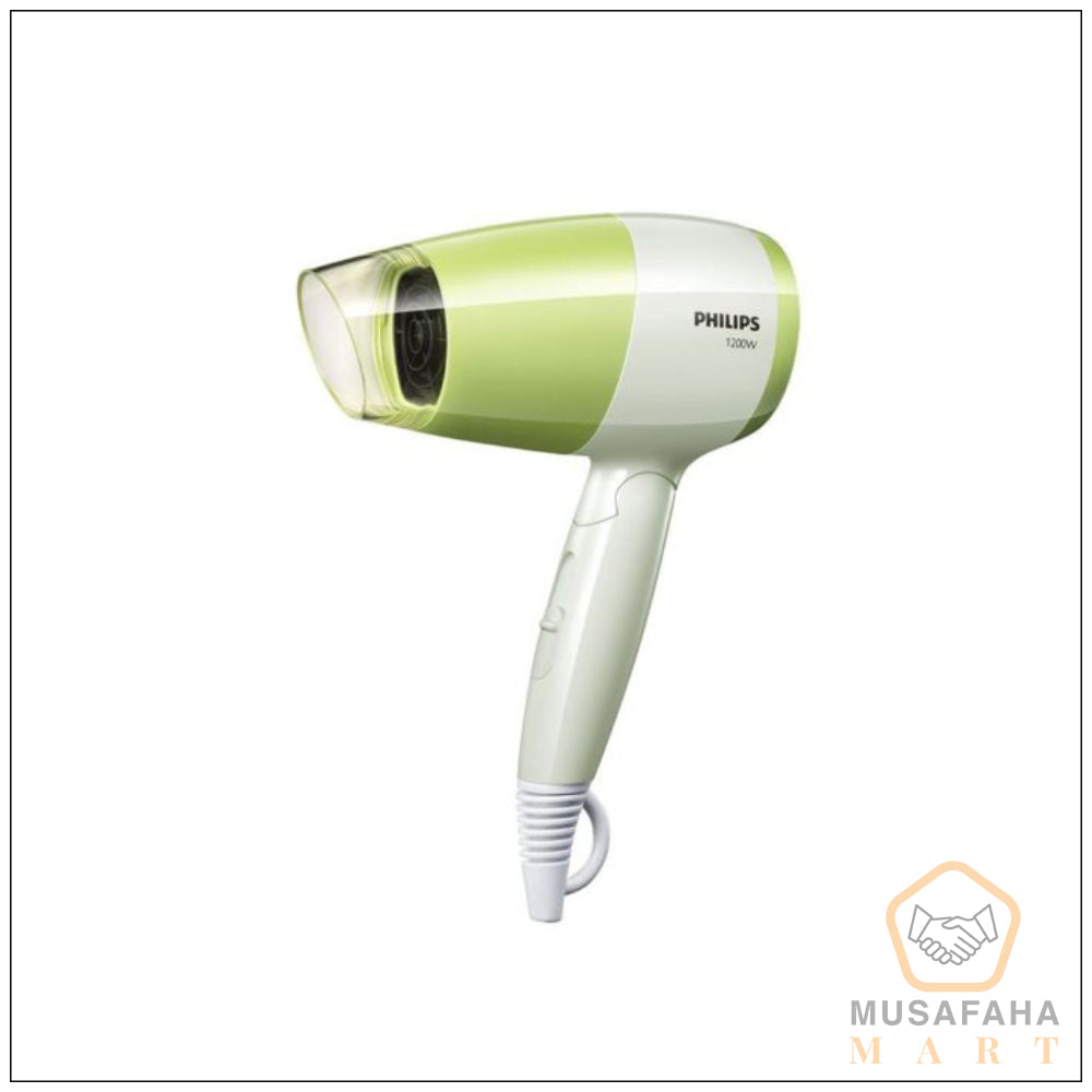 Philips BHC015 1200W hair dryer green