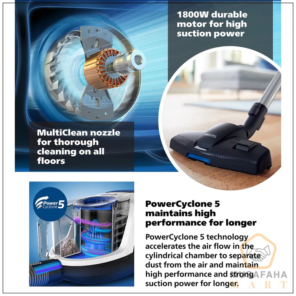 Philips PowerPro Compact bagless vacuum cleaner dust container