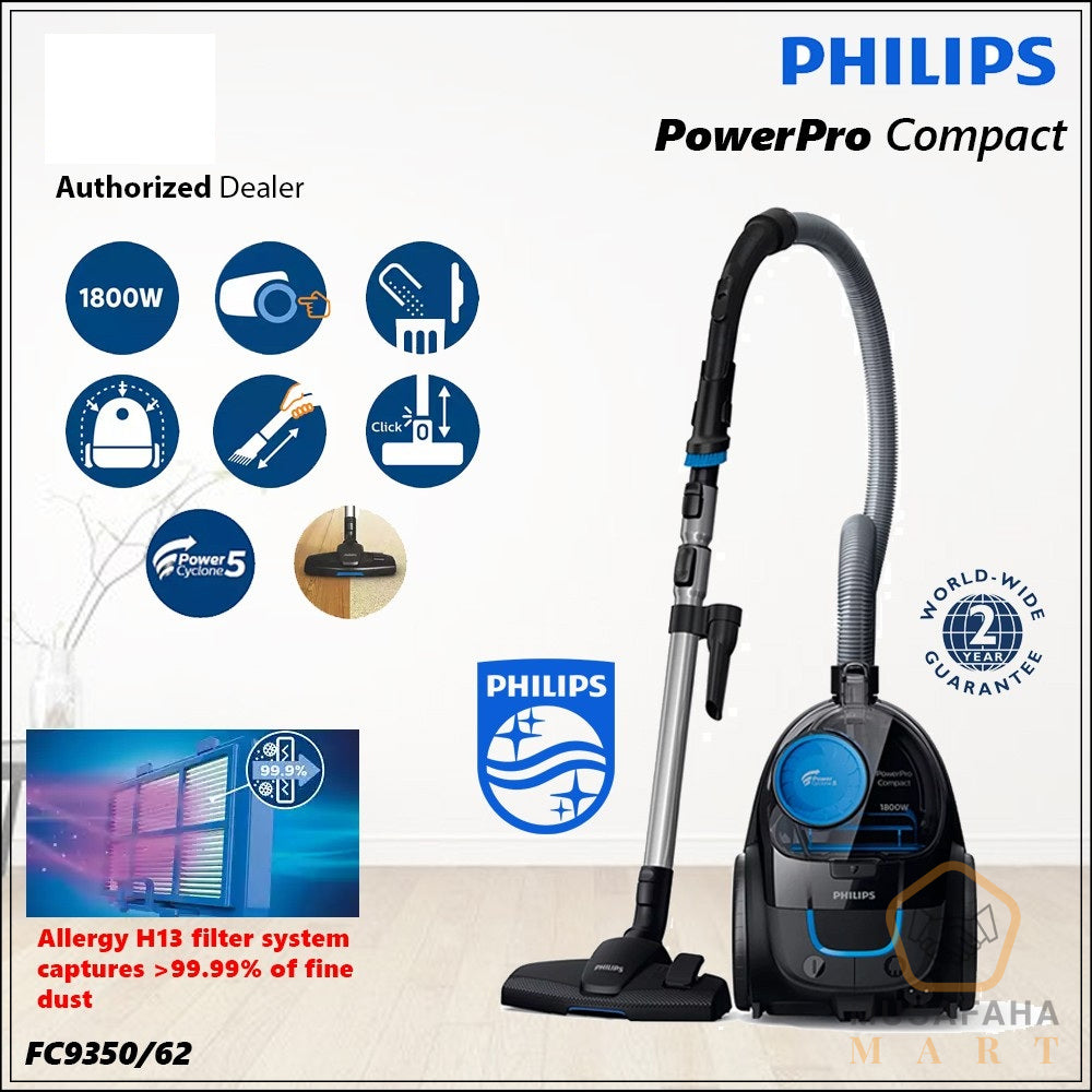Philips PowerPro Compact bagless vacuum cleaner dust container