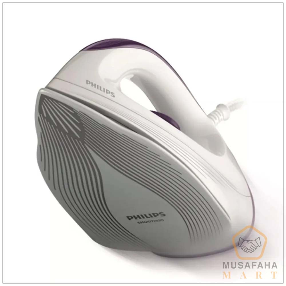 Philips GC160/22 dry iron soleplate close-up