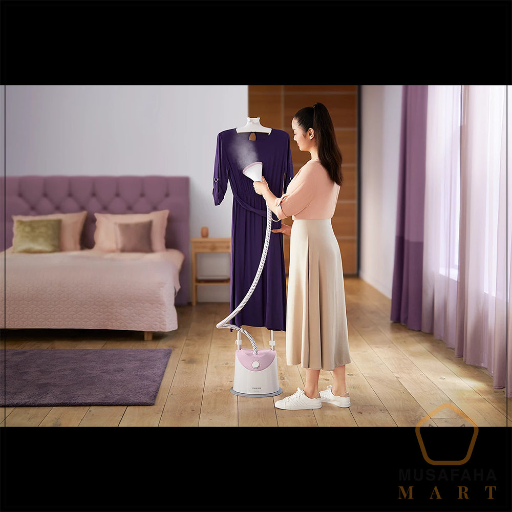 Philips GC485/46 EasyTouch Double Pole Garment Steamer | 1800 Watt