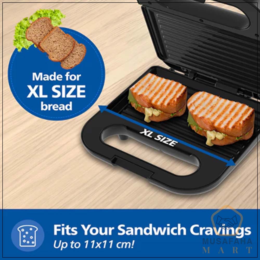 Philips HD3010/80 sandwich maker with flat plates