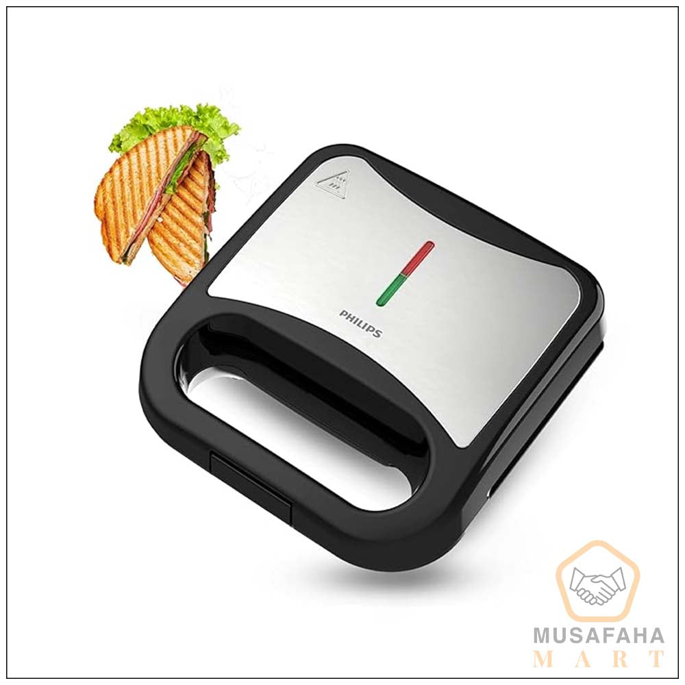 Philips HD3010/80 Sandwich Maker 700W Flat & Grilled Plates