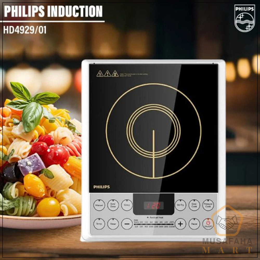 Philips HD4929 black induction cooker control panel