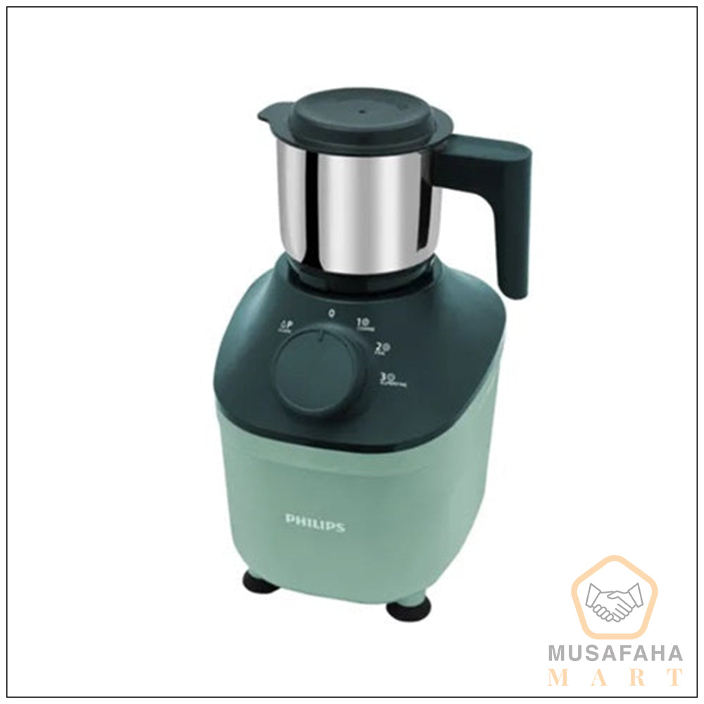 Philips HL7773/02 Mixer Grinder 800W | 3 Stainless Steel Jars | MicroGrind Technology | Green