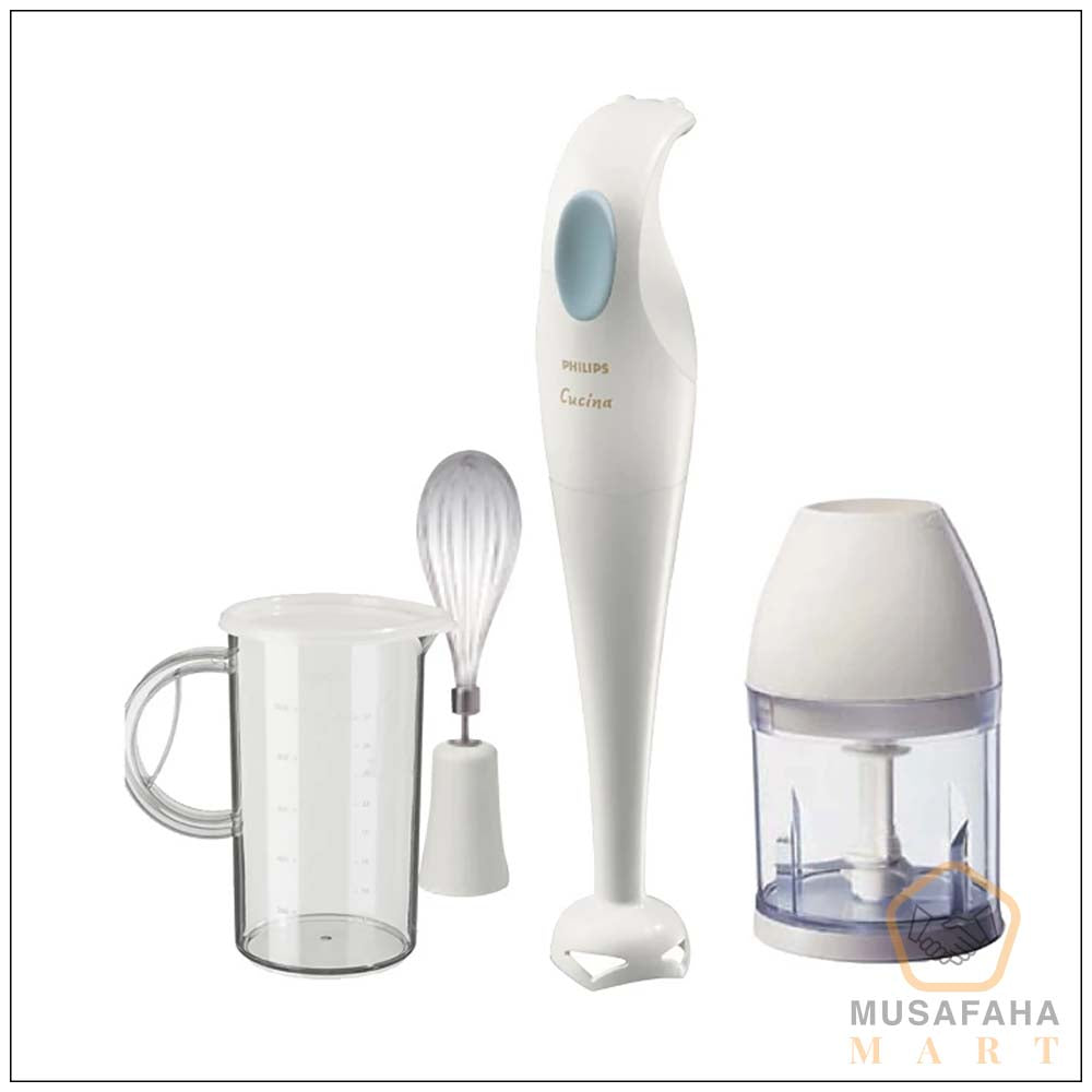 Philips HR1351/90 hand blender with chopper 250W white