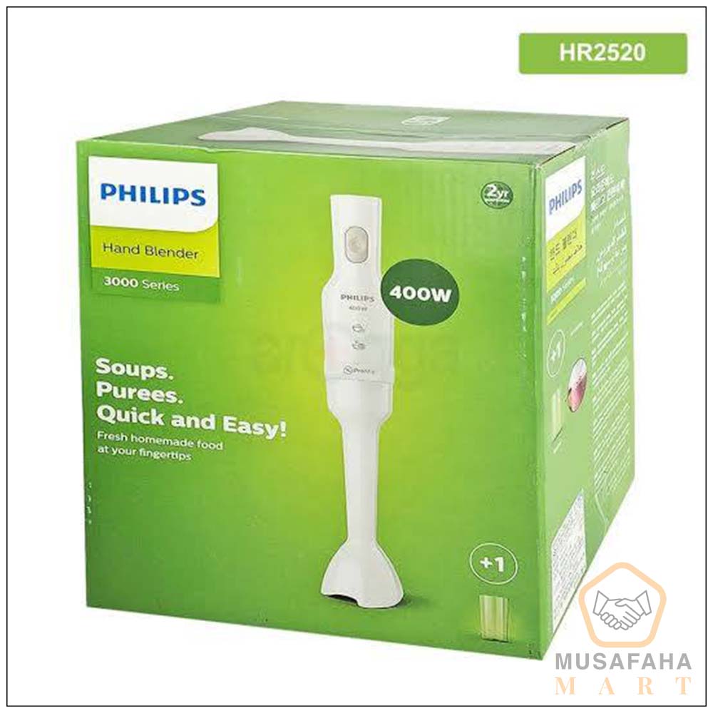 Philips HR2520/00 ProMix Hand Blender 3000 Series